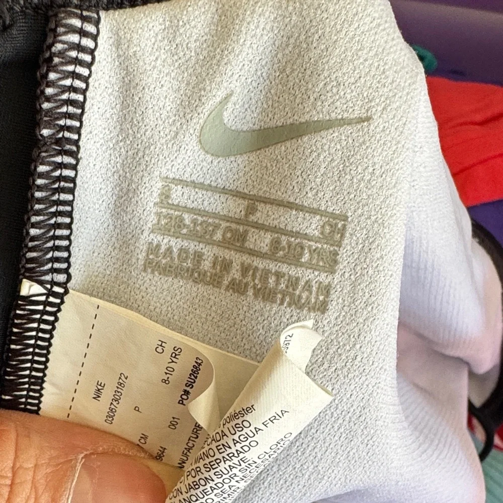 Nike Girls Classic Black One-Piece Swimsuit